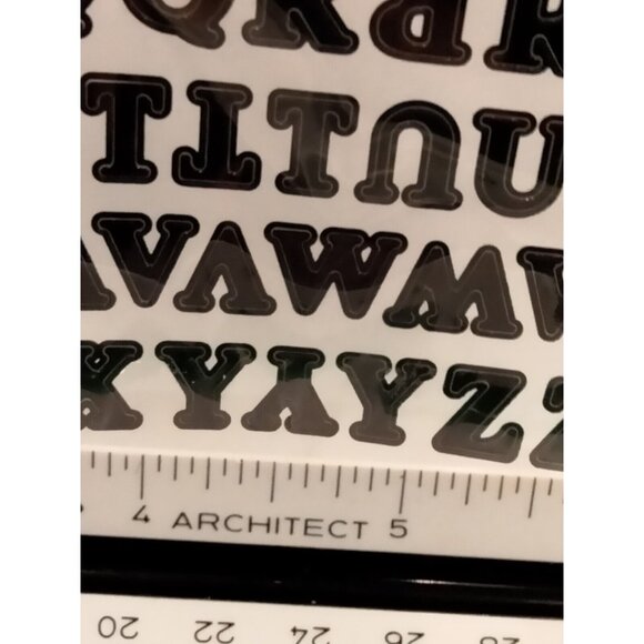 Paper Studio Black Alphabet Stickers 250522 New - Picture 4 of 4